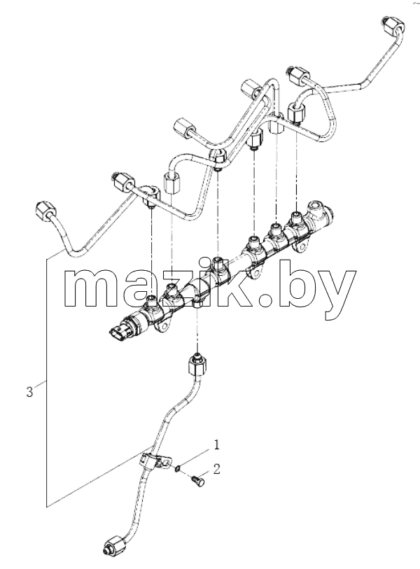  High-pressure tubing assembly