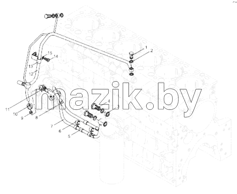  Low-pressure fuel pipe assembly
