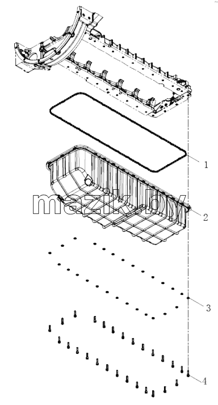  Oil pan combination