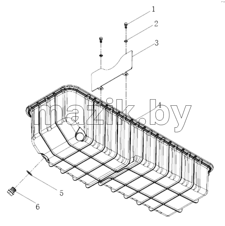  Oil pan assembly