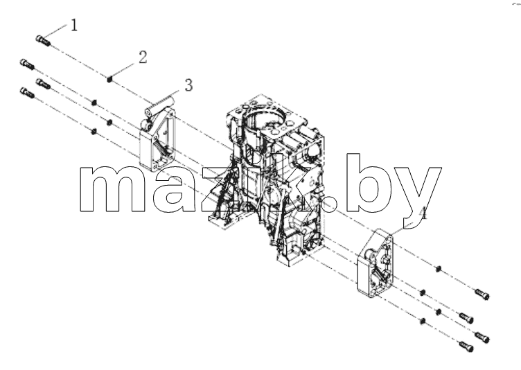  Engine bracket combination group