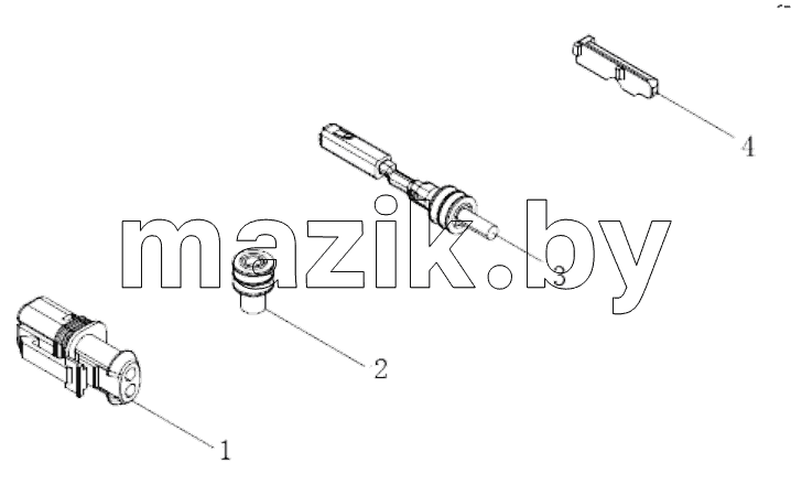  Starter connector assembly