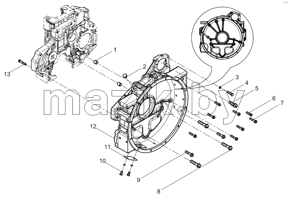 Flywheel Housing Group
