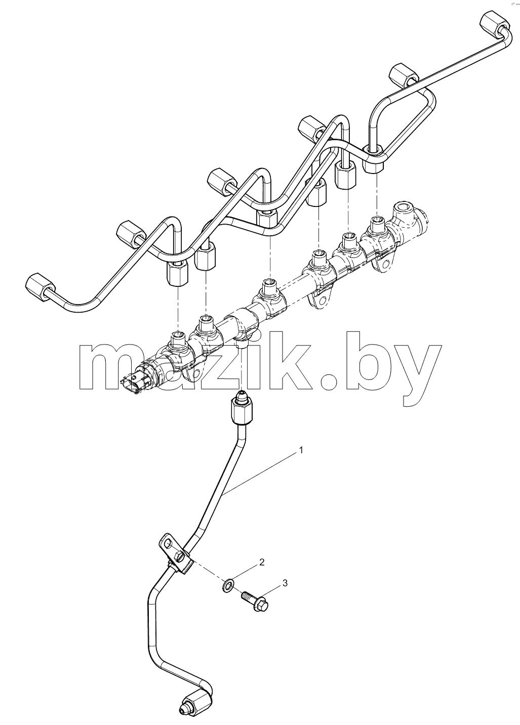  High Pressure Fuel Pipe Group