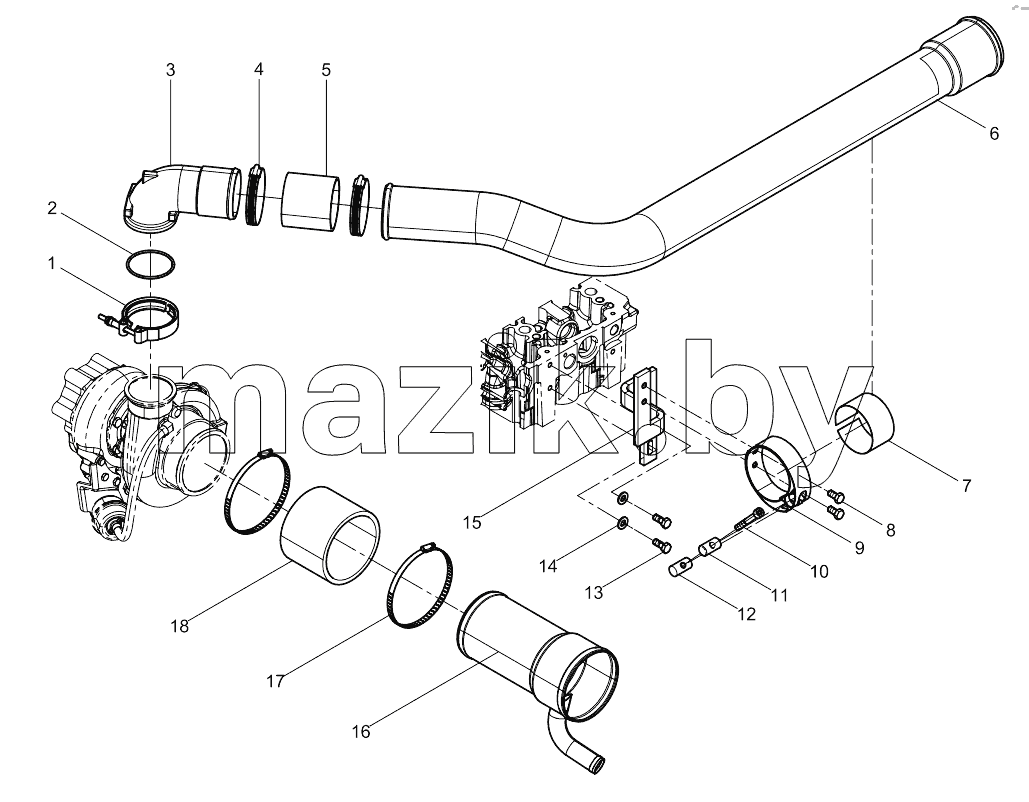  Compressor Pipe Group