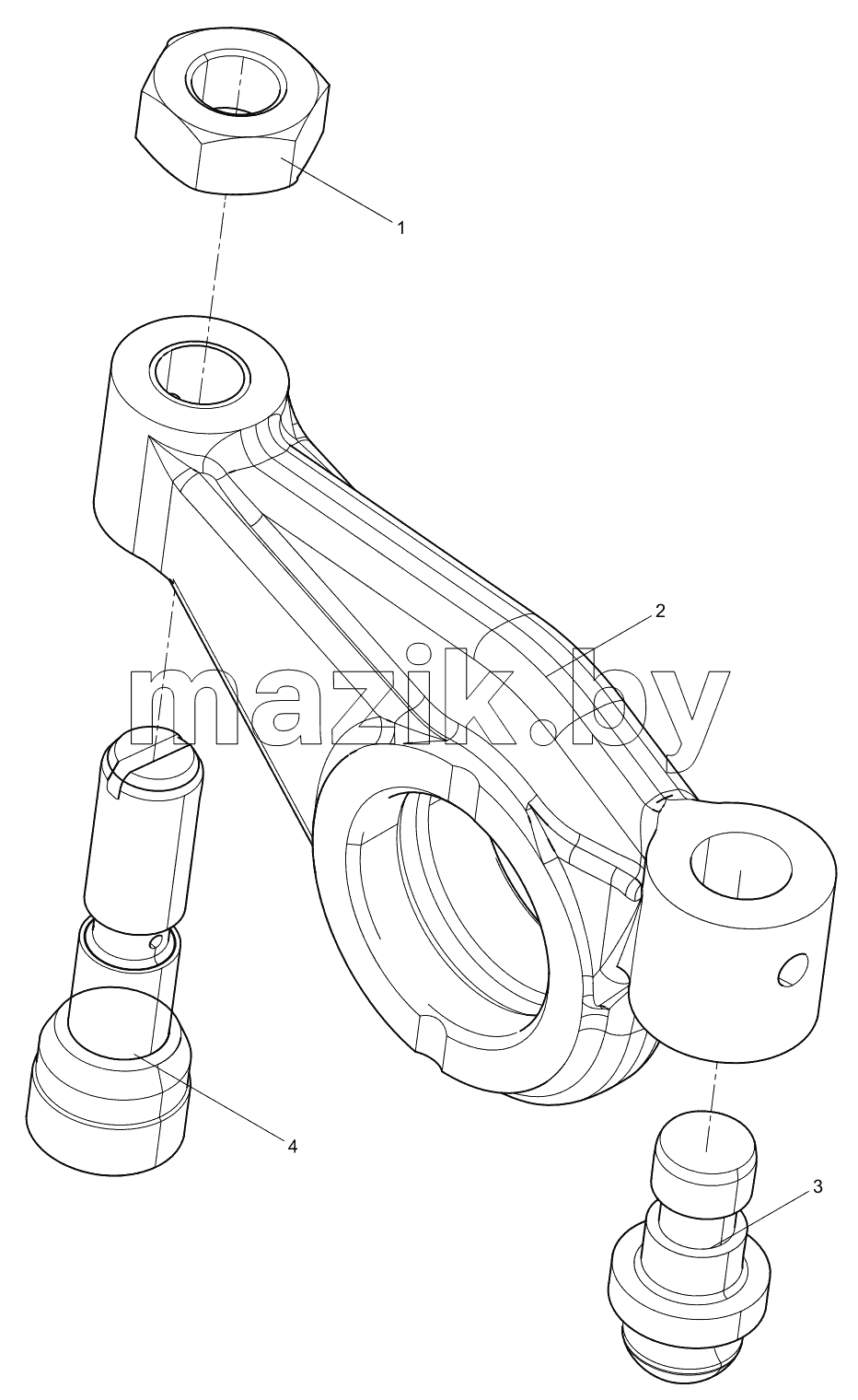  Exhaust Rocker Arm Set