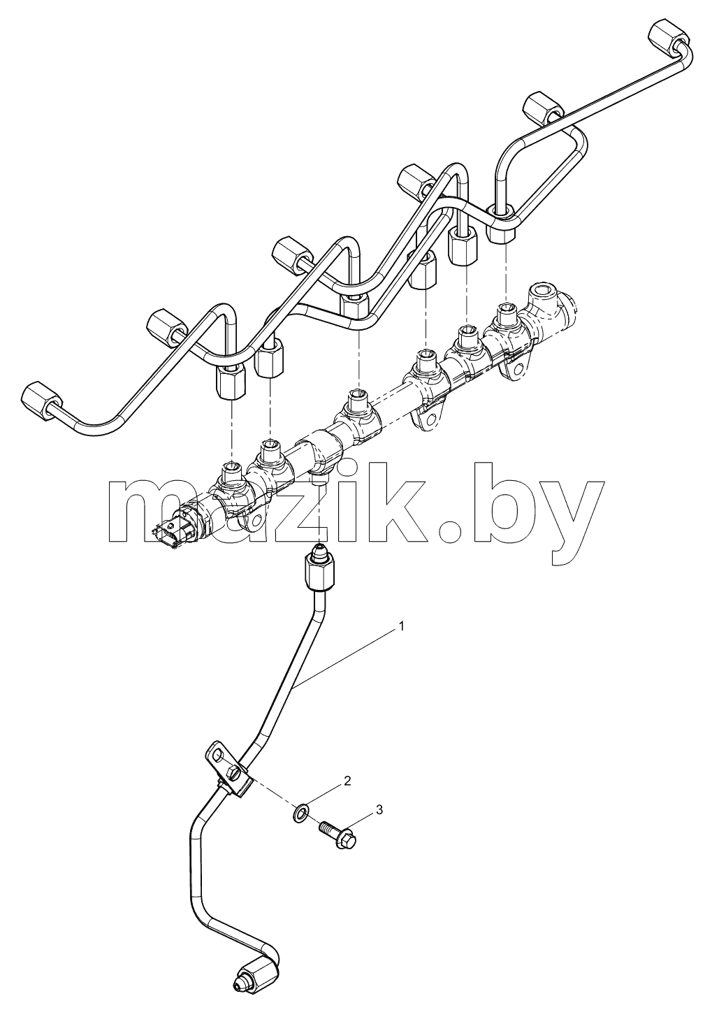  High Pressure Fuel Pipe Group