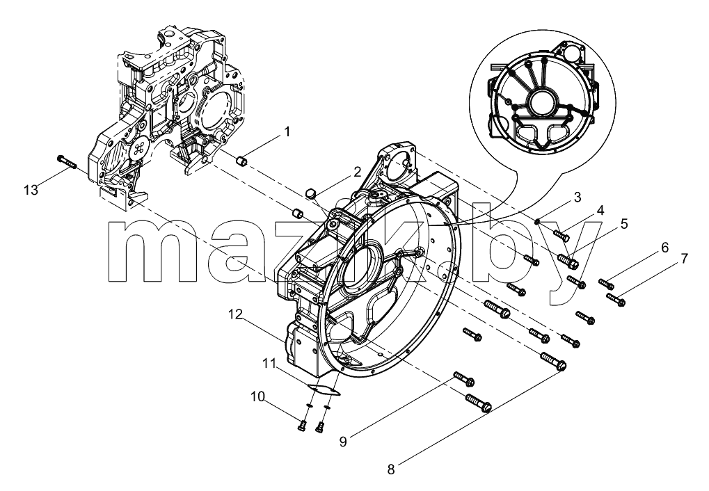  Flywheel Housing Group
