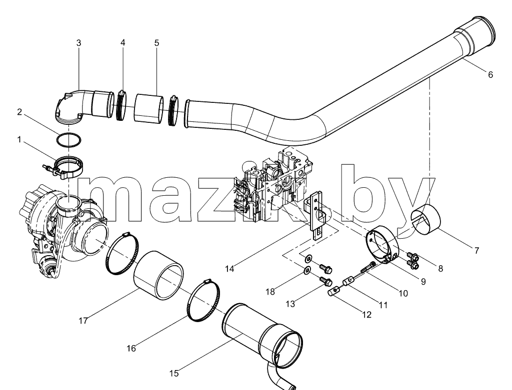  Compressor Pipe Group