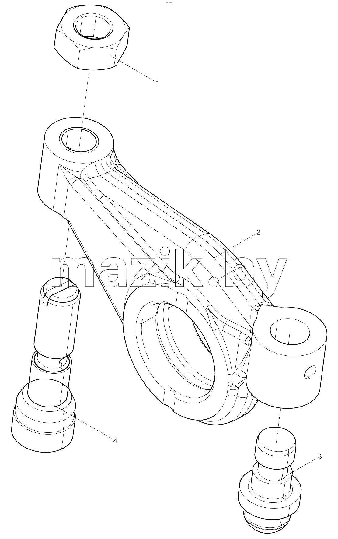  Exhaust Rocker Arm Set