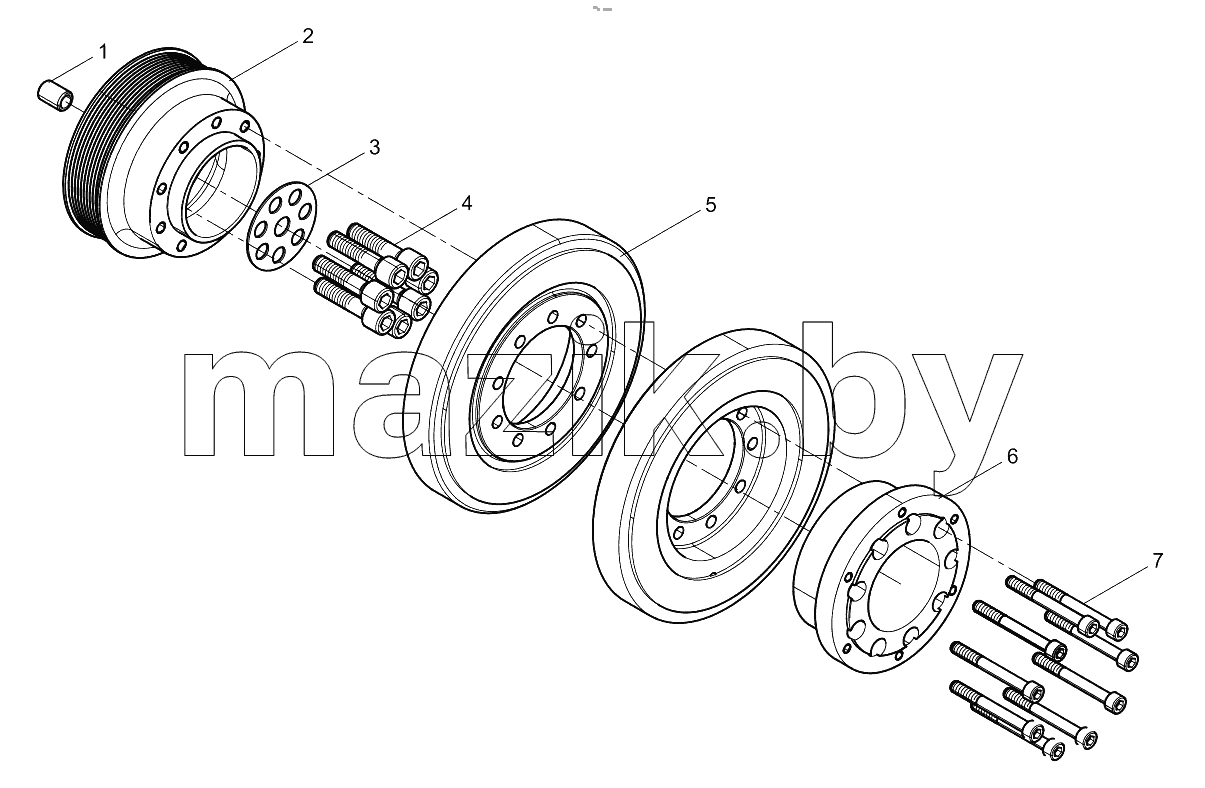  Crankshaft Pulley Group
