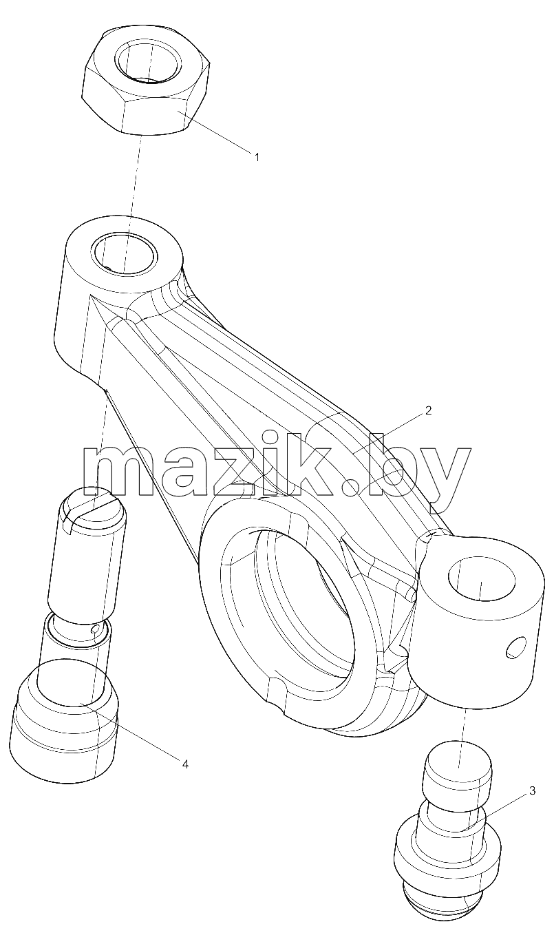  Exhaust Rocker Arm Set