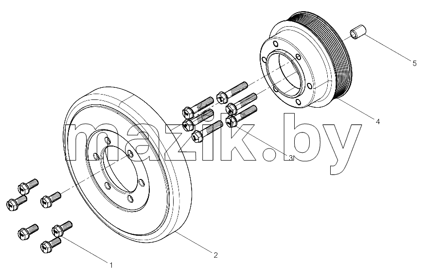  Crankshaft Pulley Group