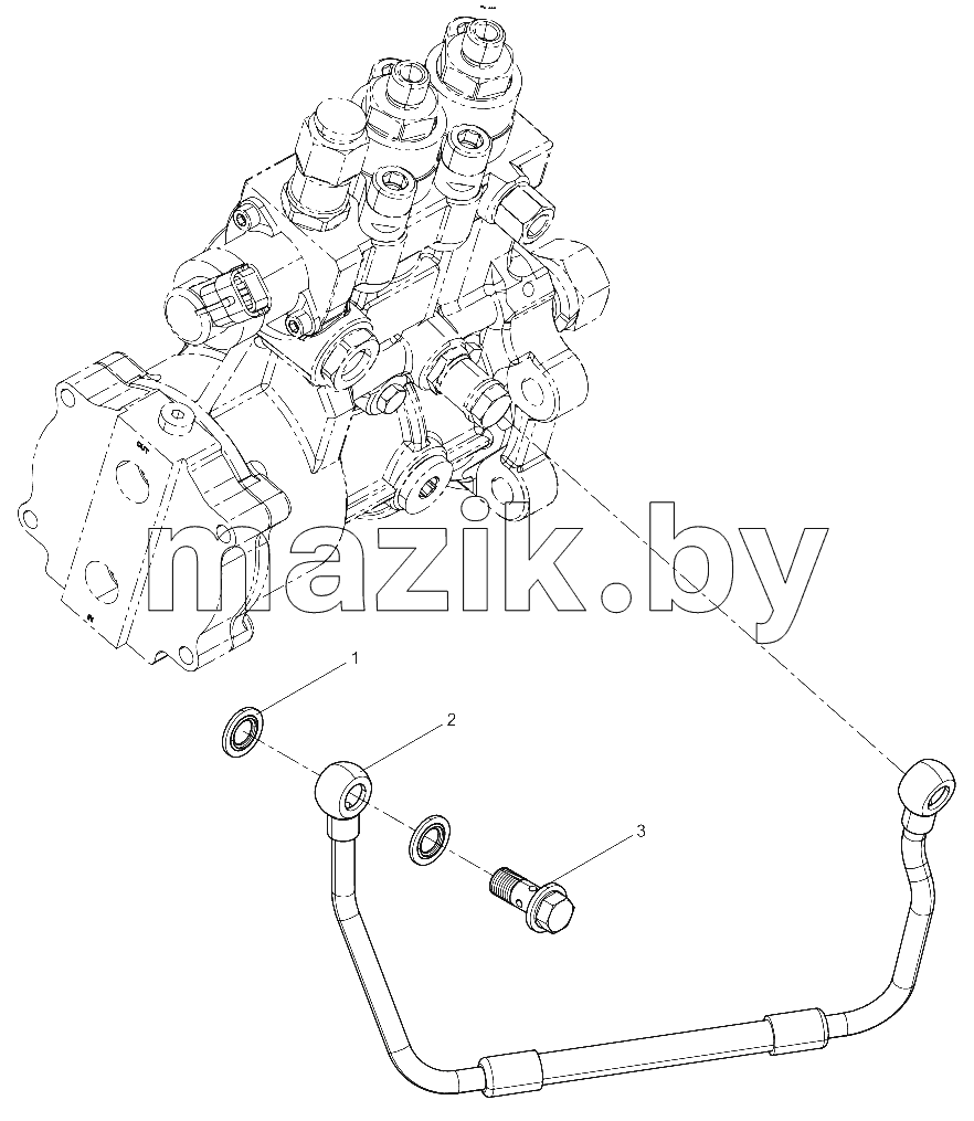  Fuel Injection Pump Oil Pipe Group