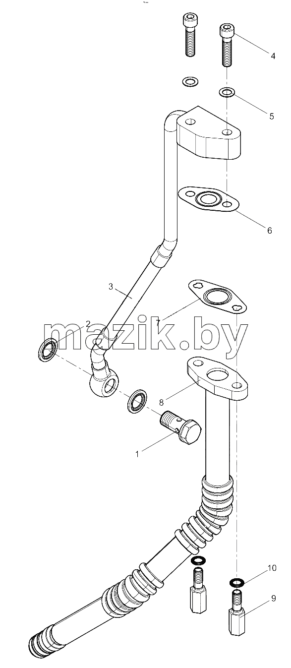  Turbocharger Oil Pipe Group