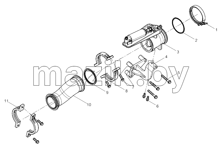  Rear Exhaust Manifold Group