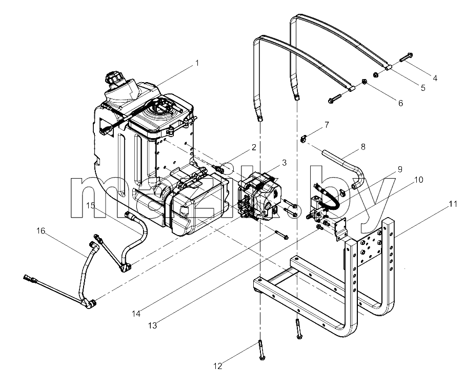  Integrated Urea Tank Assembly