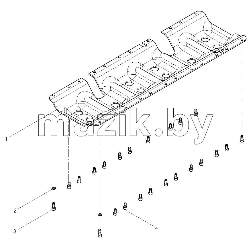  Engine Block Reinforcing Plate Group