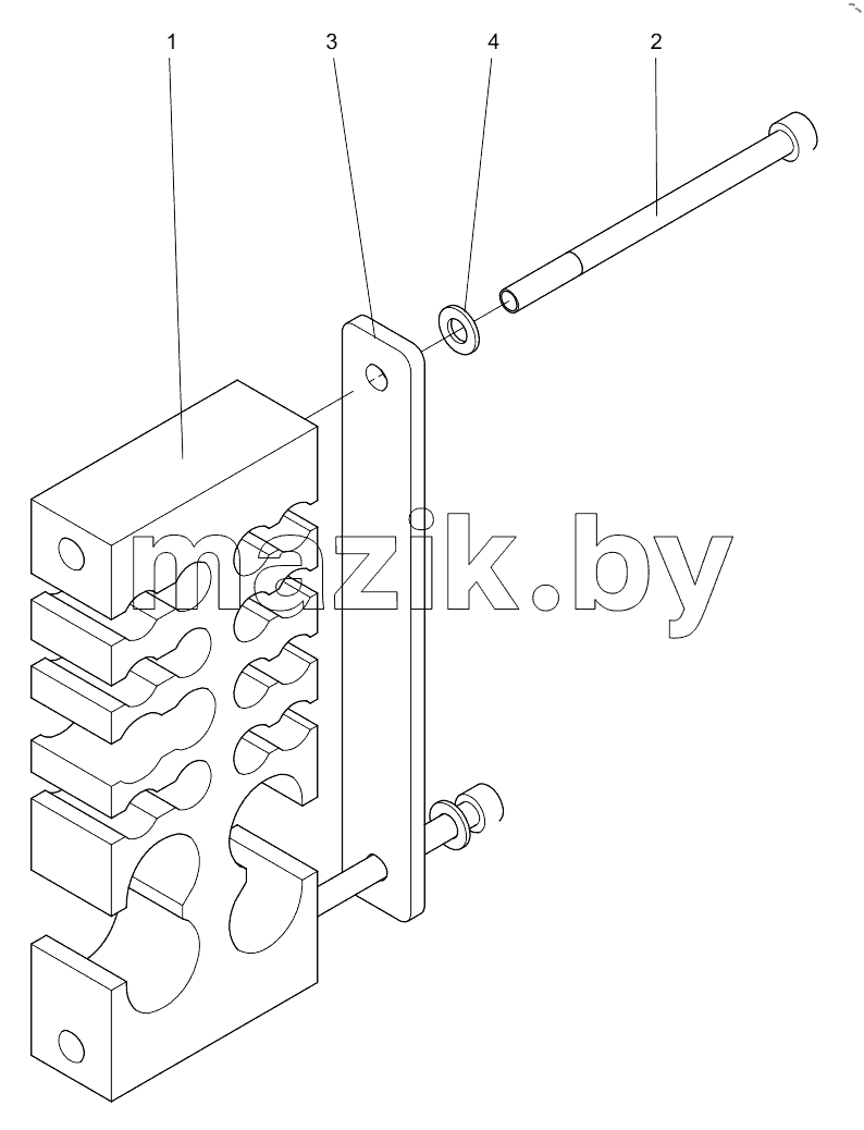  332106988 PIPE CLIP ASSEMBLY
