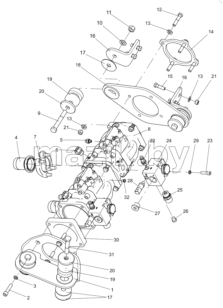  332106893 MAIN PUMP ASSEMBLY