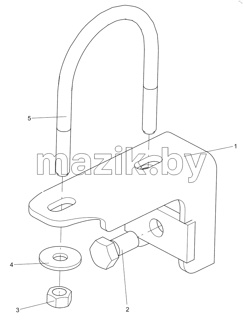  332106920 PIPE CLIP ASSEMBLY