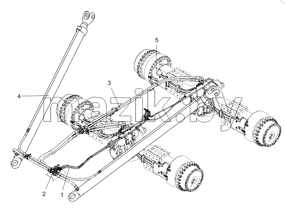  332106881 REAR VEHICLE HYDRAULIC SYSTEM