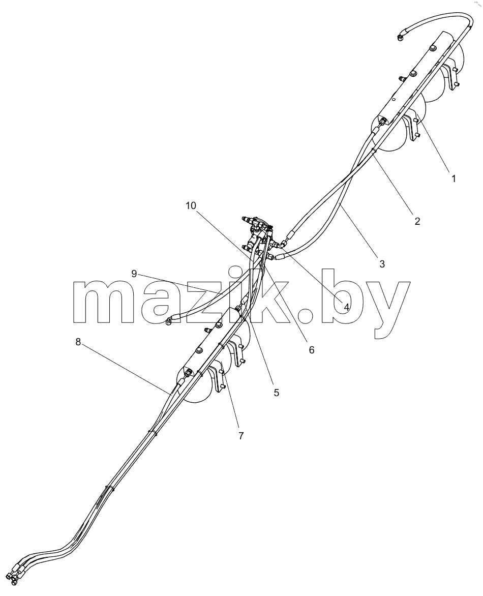  332107116 BRAKE CONTROL PIPELINE