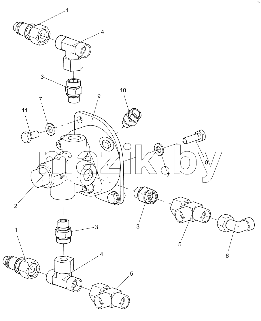  332107115 RELAY VALVE ASSEMBLY