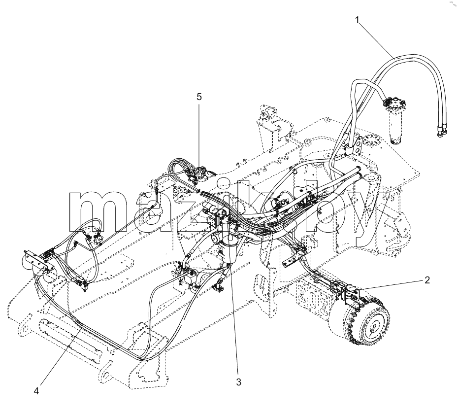  332107041 FRONT VEHICLE BRAKE SYSTEM