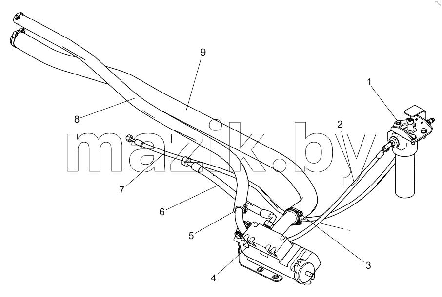  332106860 BRAKE OIL SUPPLY SYSTEM