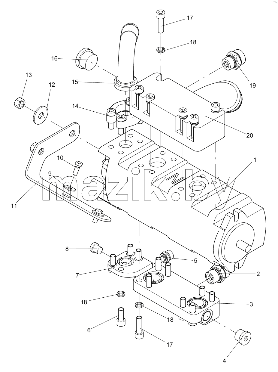  332106882 BRAKE PUMP COMPONENT