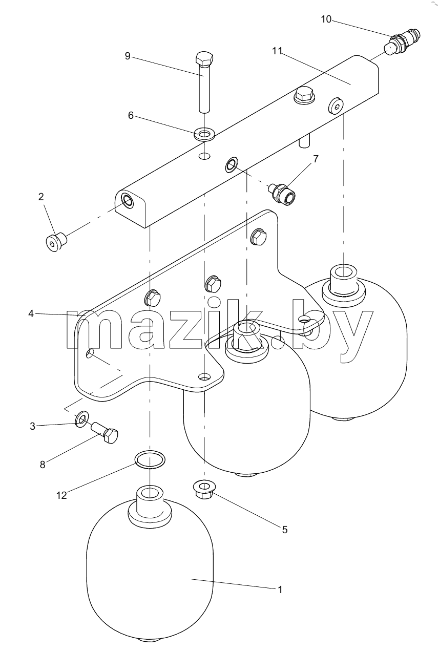 332106958 ENERGY ACCUMULATOR B3 COMPONENT