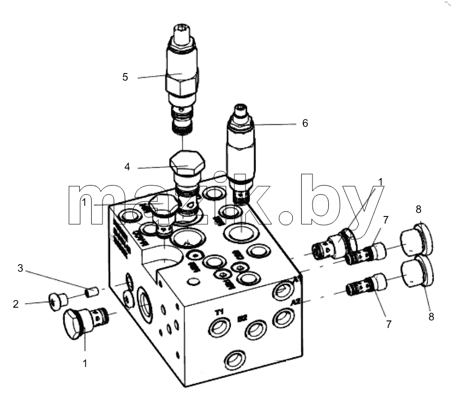  804009999 BRAKE VALVE GROUP