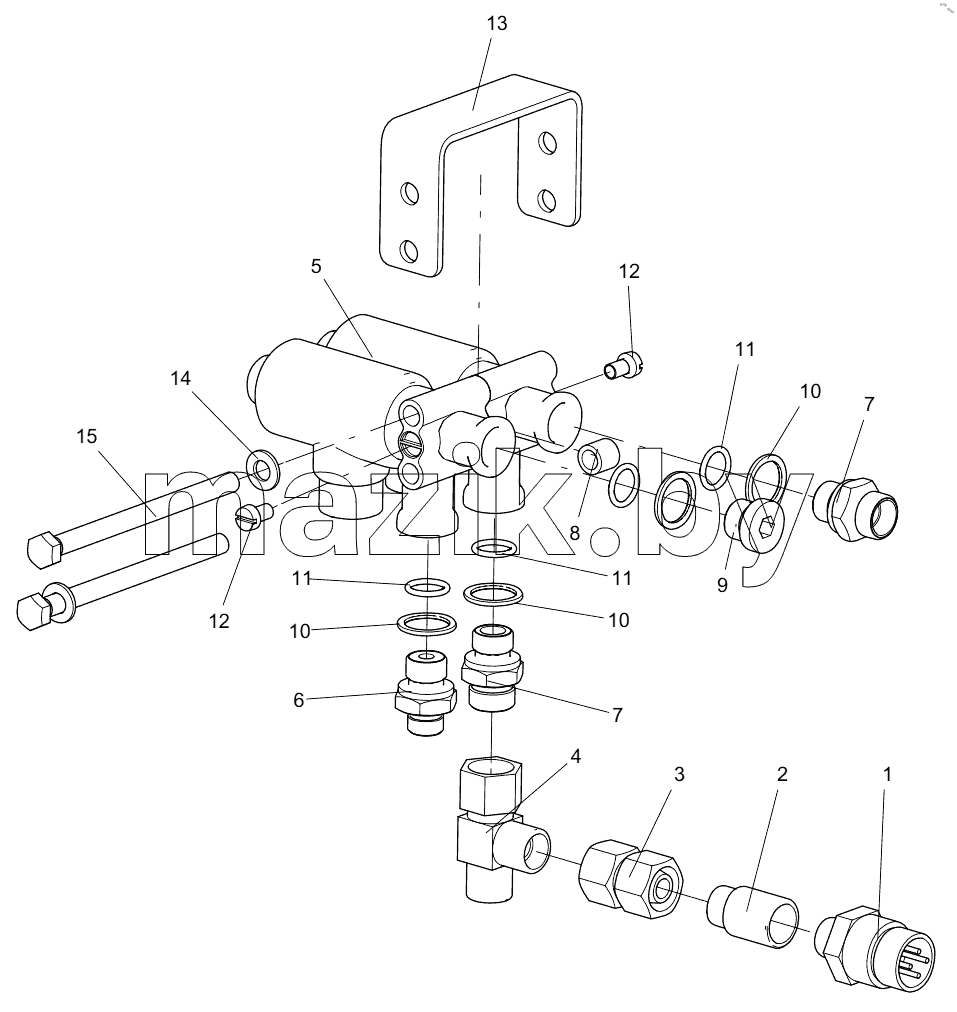  332107072 SOLENOID VALVE COMPONENT