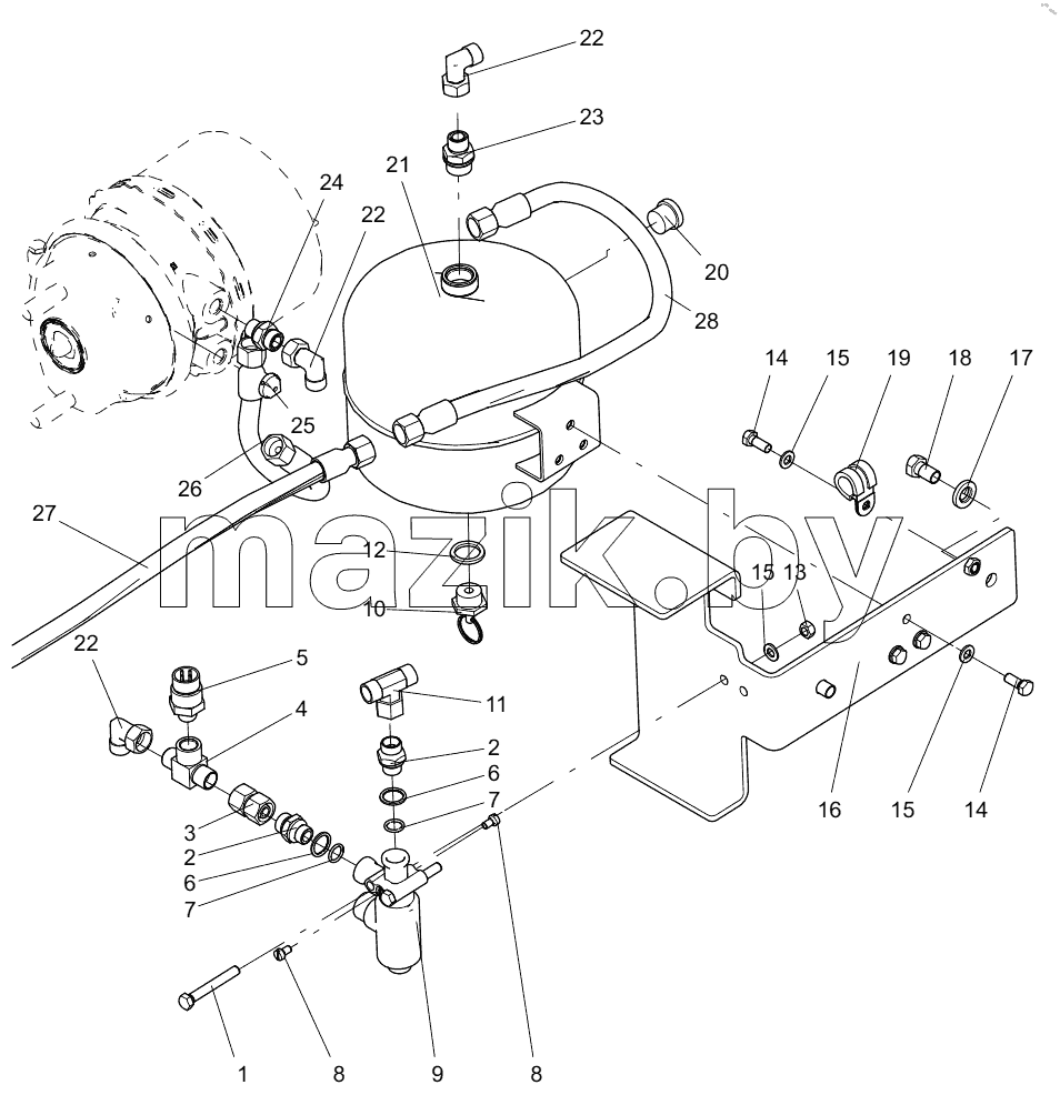  332107161 PARKING BRAKE COMPONENTS