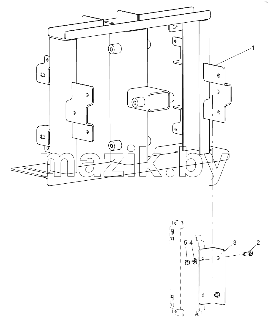  332106010 ELECTRICAL COMPONENT FIXING BRACKET