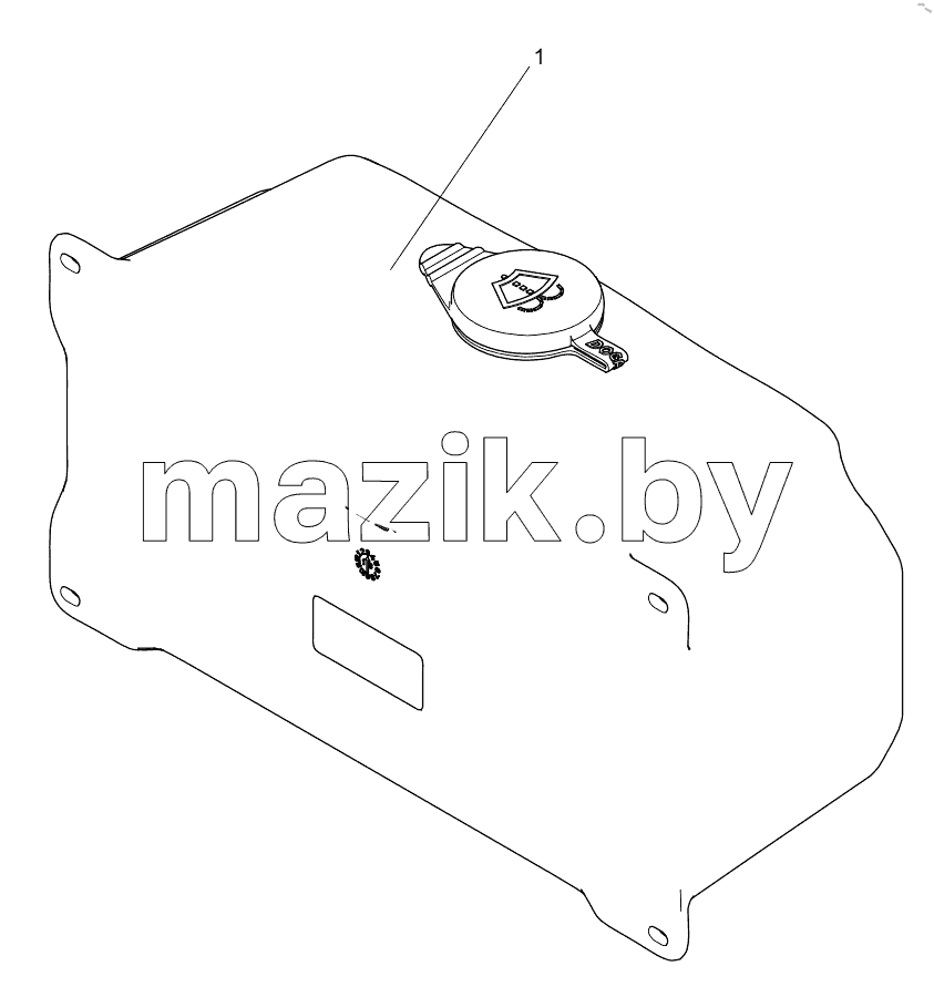  802155645 WIPER WATER CAN ASSEMBLY