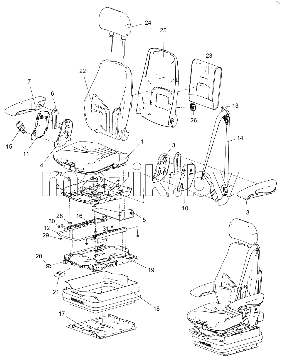  802154505 DRIVER’S SEAT
