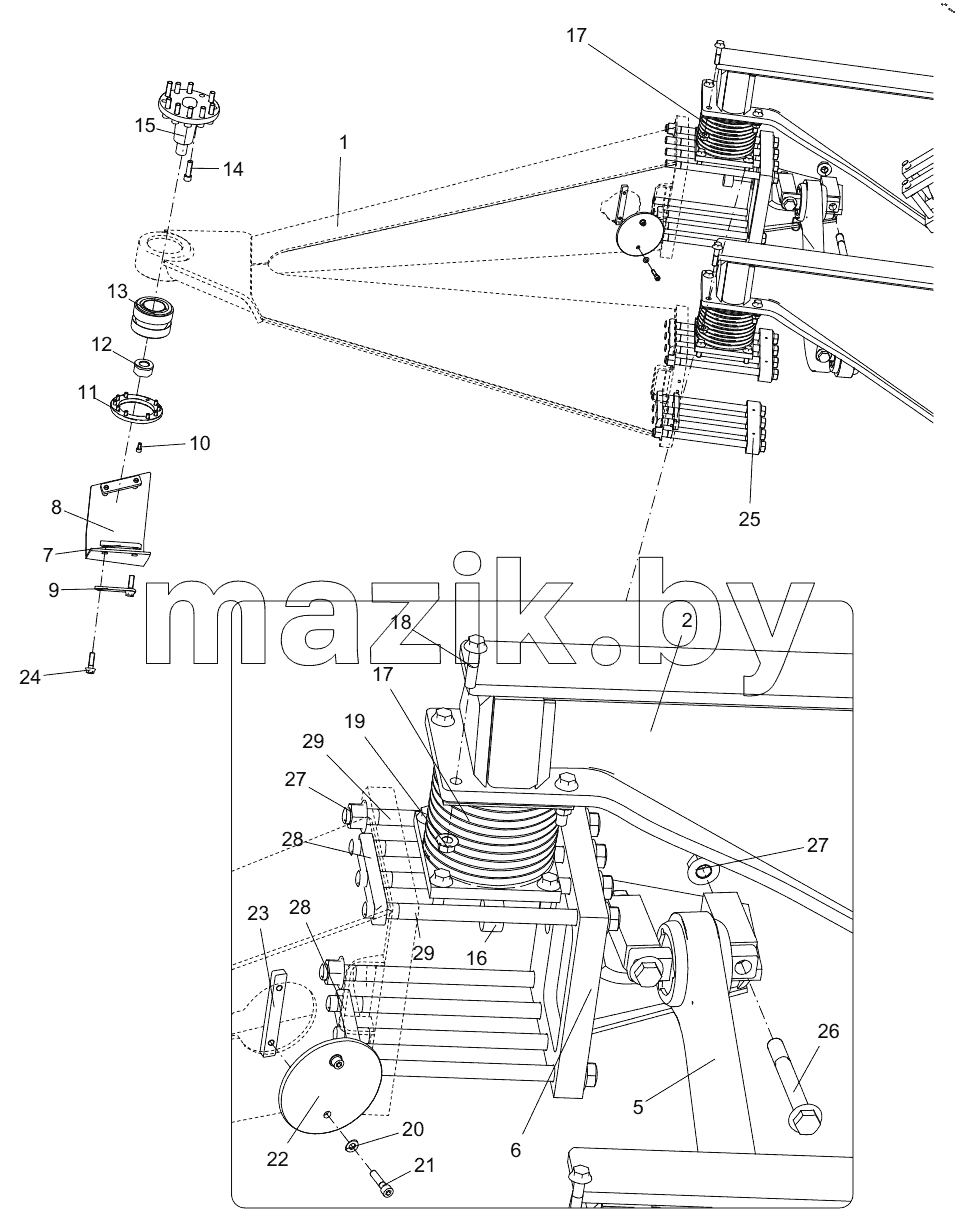  332105840 REAR SUSPENSION SYSTEM