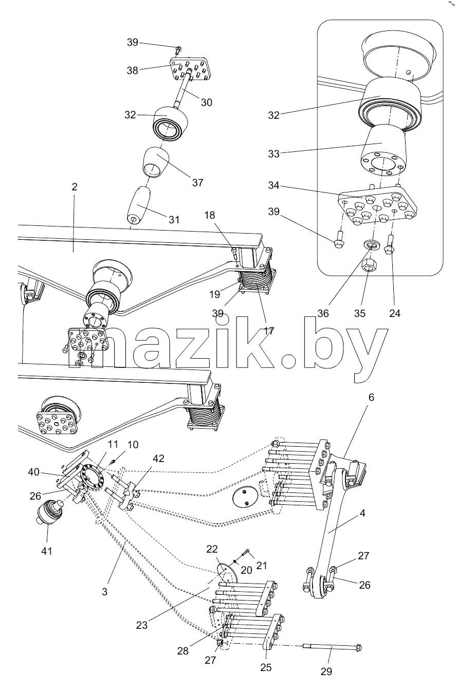  332105840 REAR SUSPENSION SYSTEM
