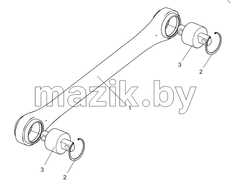  332101387 REAR TIE ROD ASSEMBLY