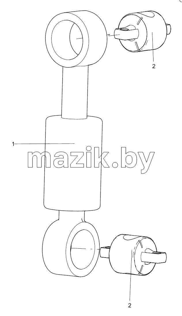  332105884 SUSPENSION CYLINDER COMPONENT