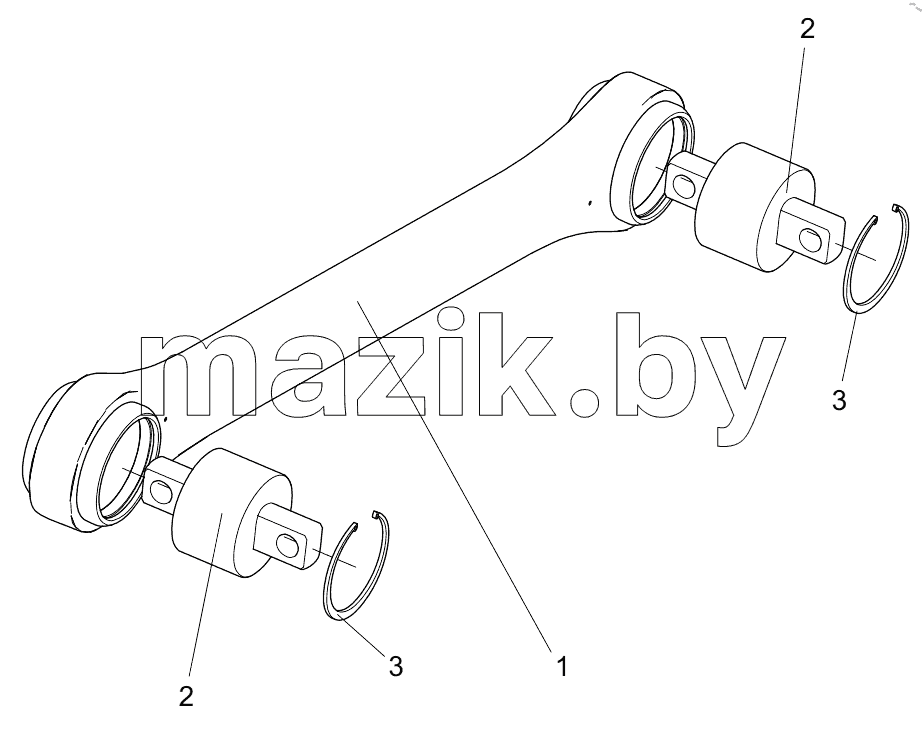  332105852 FRONT TIE ROD COMPONENT
