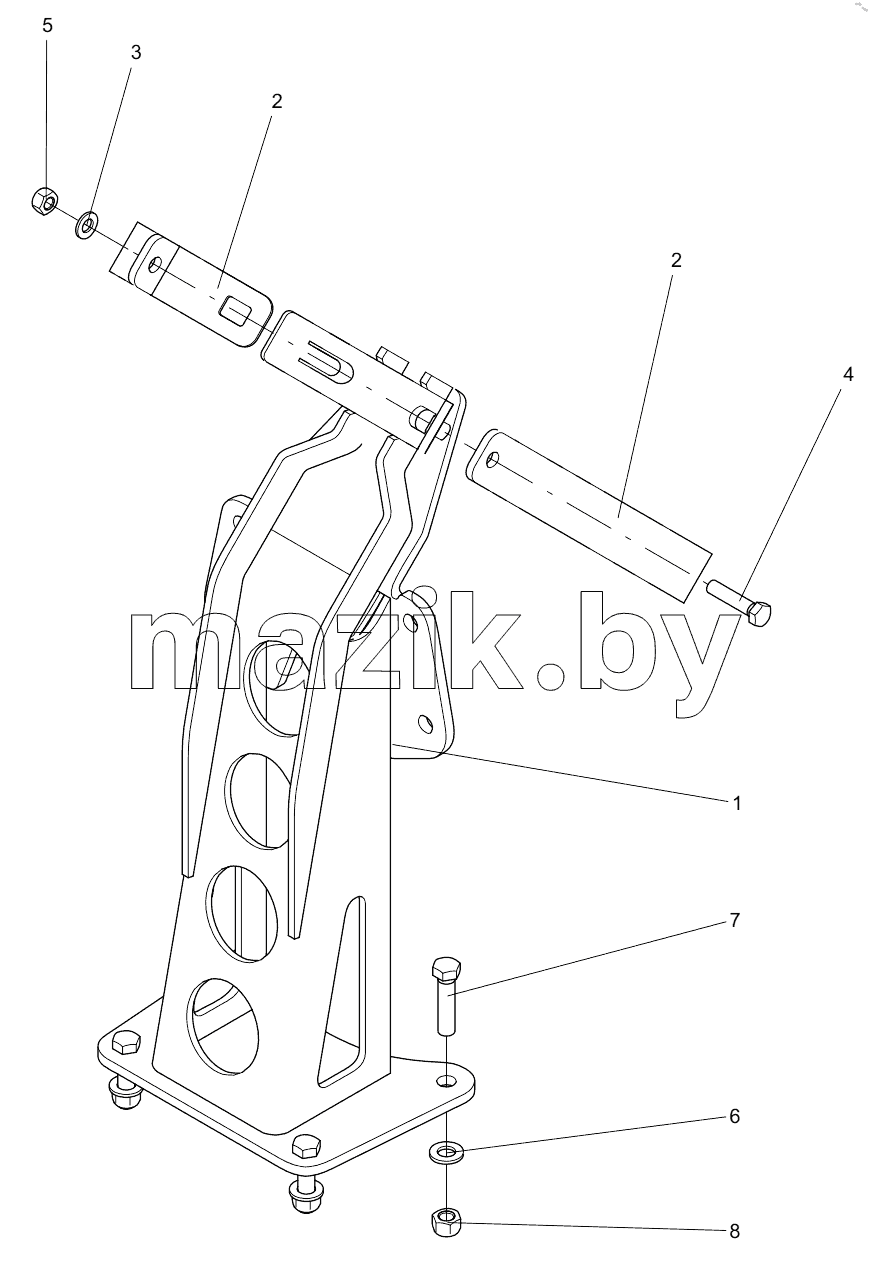  332106533 HYDRAULIC PIPE BRACKET