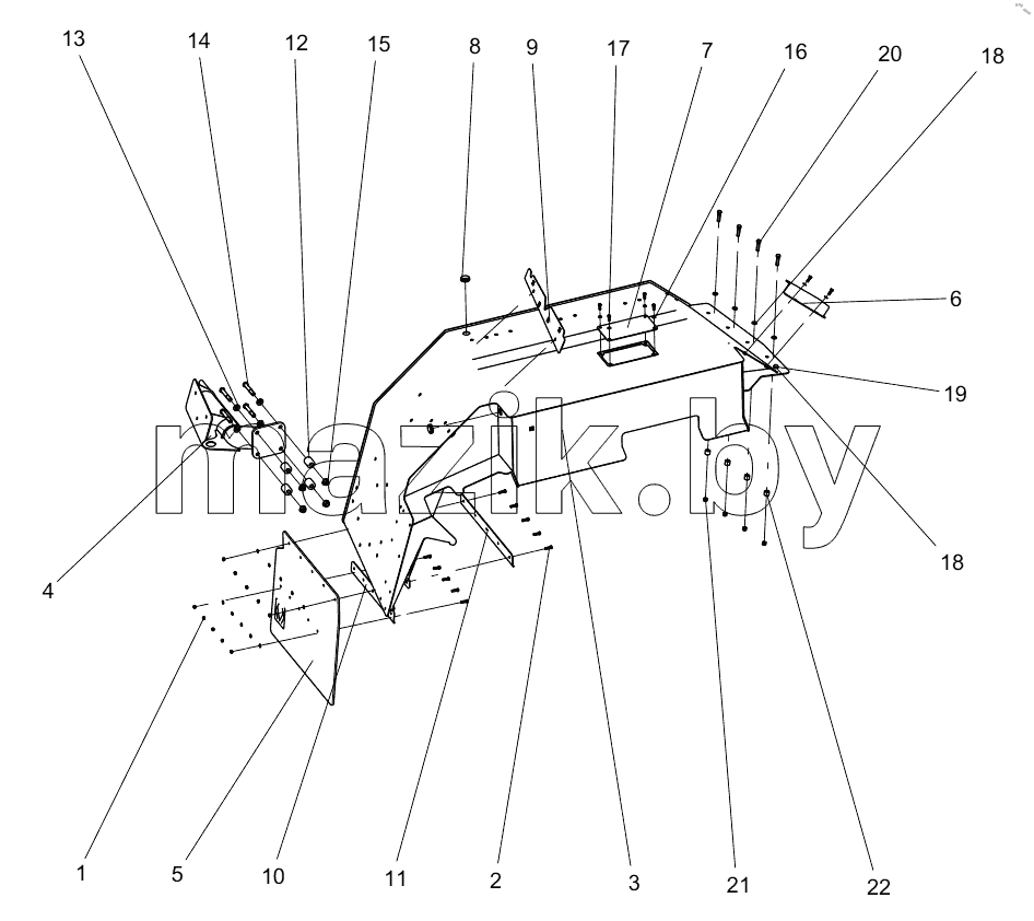  332106564 LEFT PLATFORM ASSEMBLY