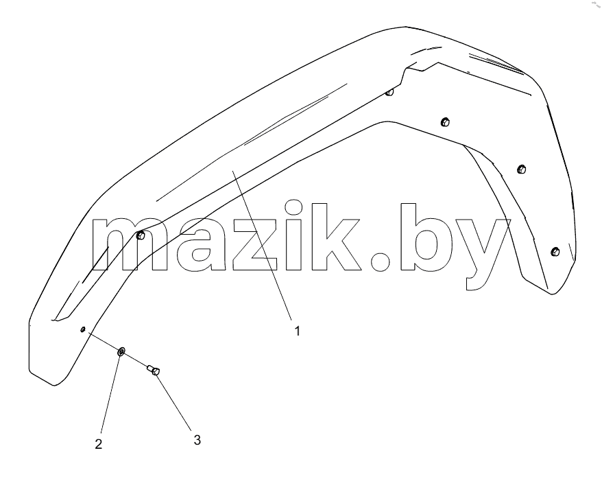  332106536 RIGHT-SIDE EDGE COMPONENT