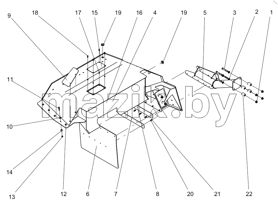  332106635 RIGHT PLATFORM ASSEMBLY