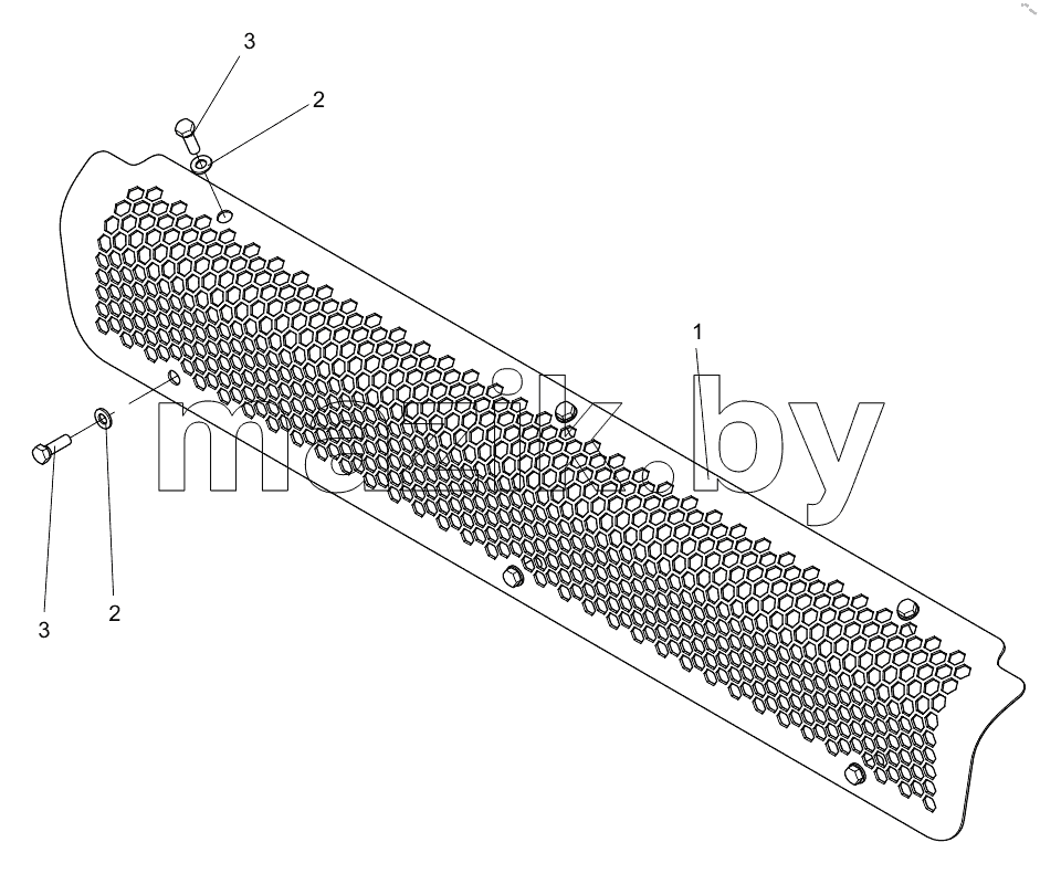  332106827 AIR INTAKE GRILLE