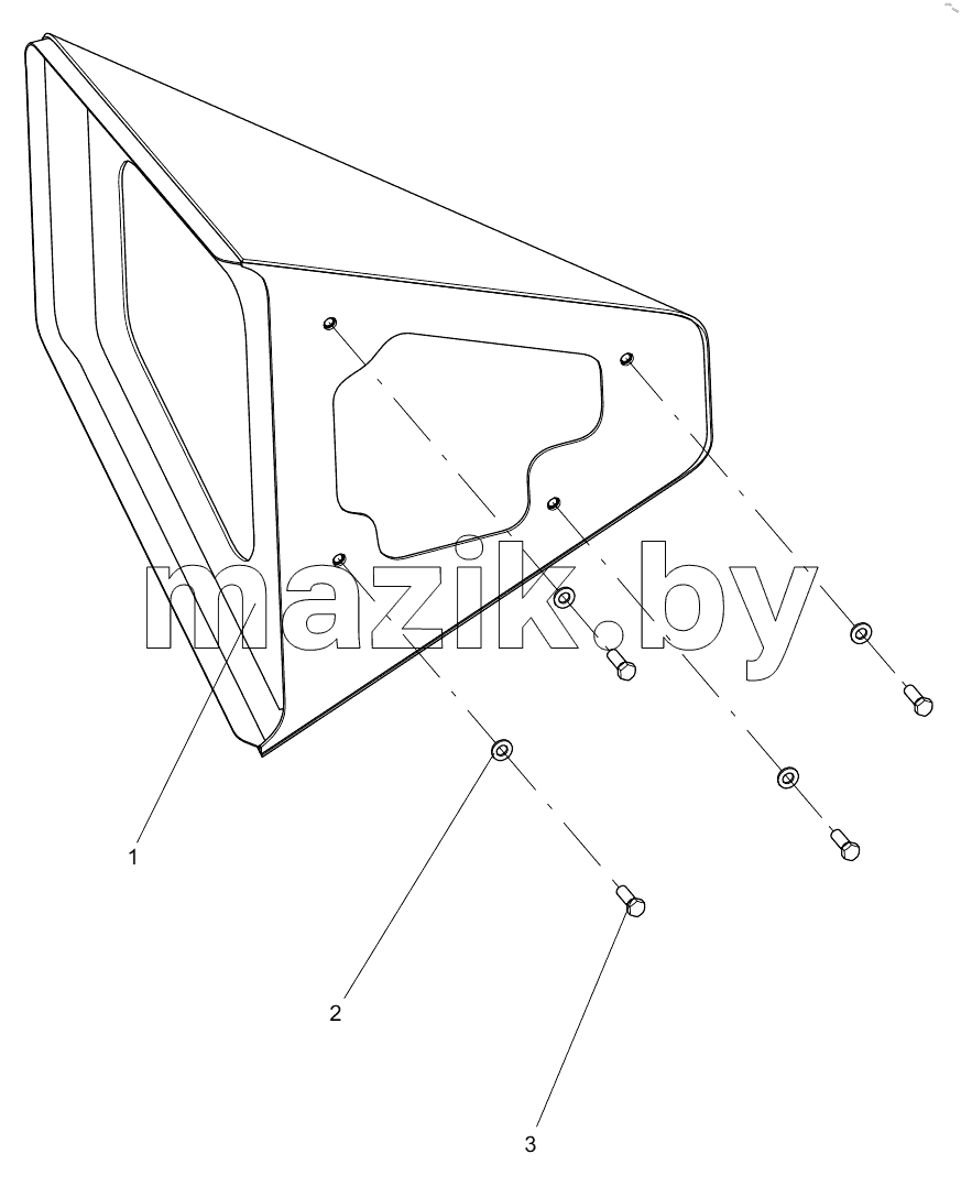  332106736 FRONT LEFT GUARD PLATE