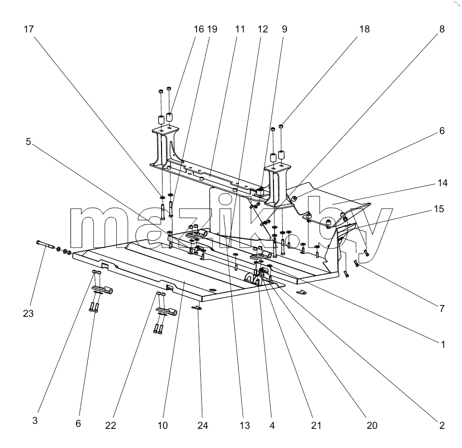  332106632 BOTTOM GUARD PLATE